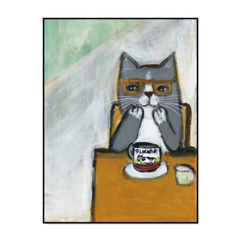 Fresh Style Cat Wall Art Canvas