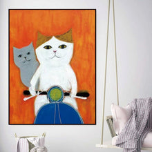 Load image into Gallery viewer, Fresh Style Cat Wall Art Canvas
