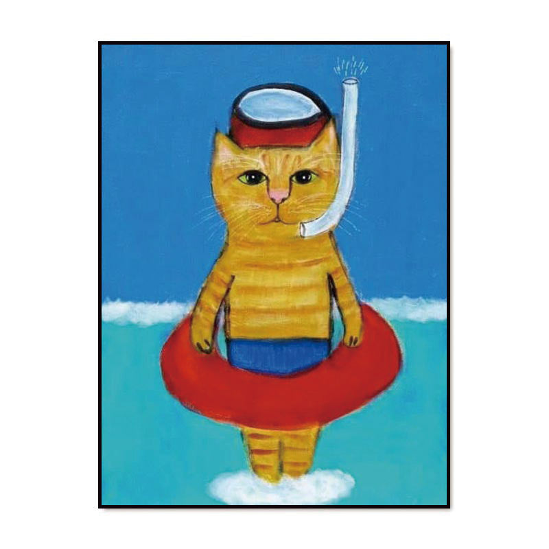 Fresh Style Cat Wall Art Canvas