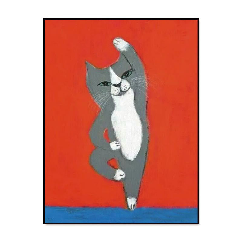 Fresh Style Cat Wall Art Canvas