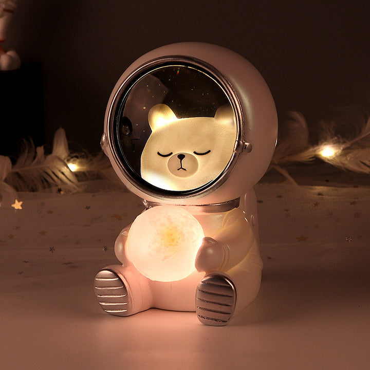 Galaxy Guardian Pet Astronaut Night Light