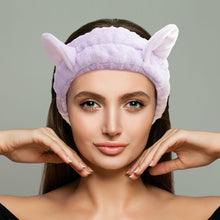 Load image into Gallery viewer, Flannel Cat Ear Headband
