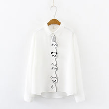 Load image into Gallery viewer, Cute Embroidery Cotton Blouse
