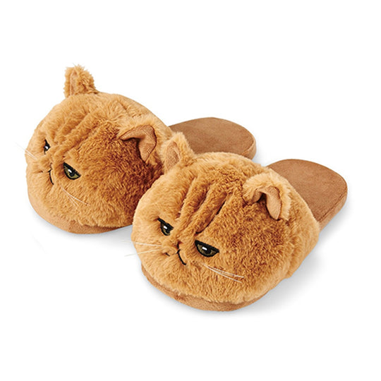 Cute Plush Cat Slippers