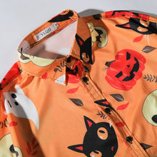 Load image into Gallery viewer, Halloween Vintage Beach Casual Shirt
