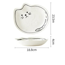 Load image into Gallery viewer, 3D Cat &amp; Fish Plate
