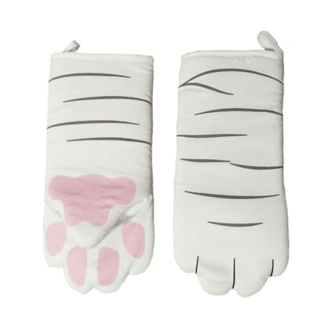 Cartoon Cat Paws Microwave Glove