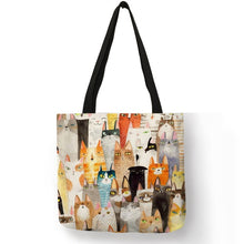 Load image into Gallery viewer, Lovely Cat Pattern Tote
