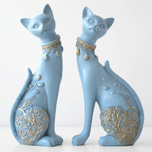 Load image into Gallery viewer, Decorative Resin Cat statue
