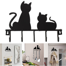 Load image into Gallery viewer, Cat Design Wall Hooks
