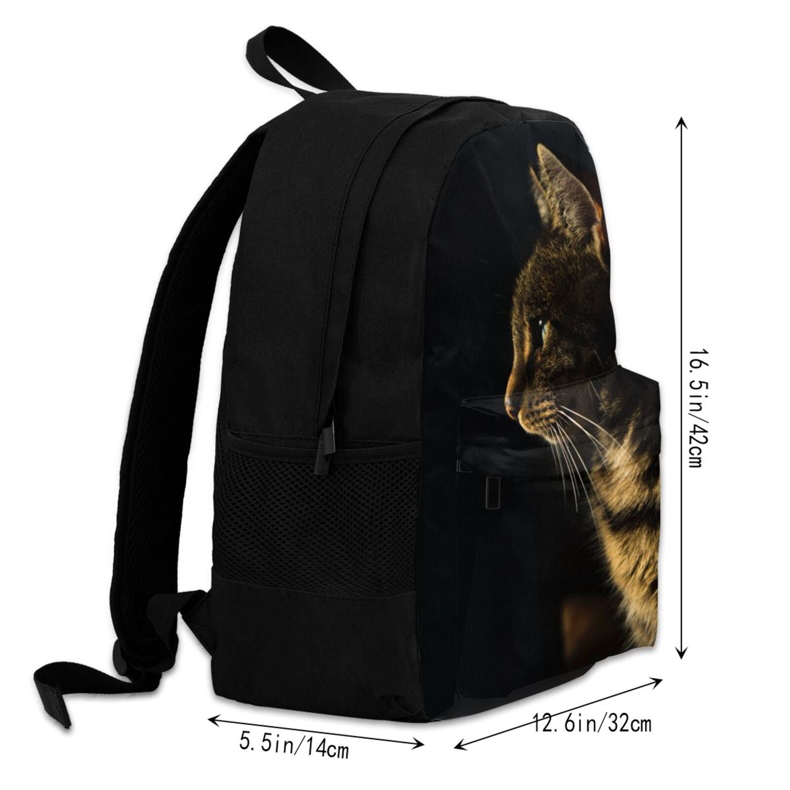 3D Cat School Backpack