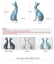 Load image into Gallery viewer, Decorative Resin Cat statue
