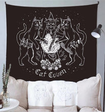 Load image into Gallery viewer, Cat Coven Tapestry
