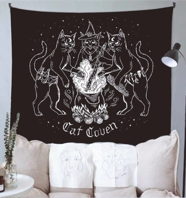 Cat Coven Tapestry