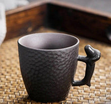 Load image into Gallery viewer, Handmade Dog Handle Ceramic Mug
