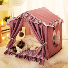 Load image into Gallery viewer, Cat Bed House Tent Kennel
