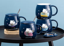 Load image into Gallery viewer, Space Cat Ceramics Mug
