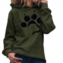 Load image into Gallery viewer, Paw Crop Winter Hoodie
