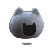 Load image into Gallery viewer, Cat Bed Cave Felt Breathable
