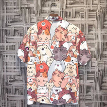 Load image into Gallery viewer, Men Hawaii Cat Loose Shirt
