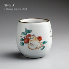 Load image into Gallery viewer, Ceramic Tea Cup Cat
