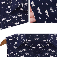 Load image into Gallery viewer, Casual Summer Cat Footprint Blouse
