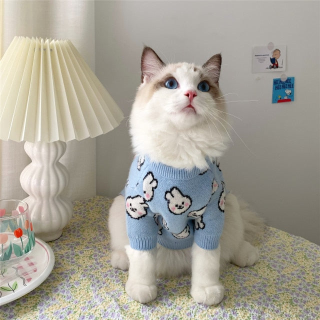 Cat Winter Clothes Sweater