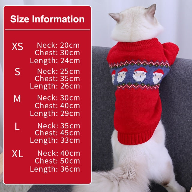 Cat Winter Clothes Sweater