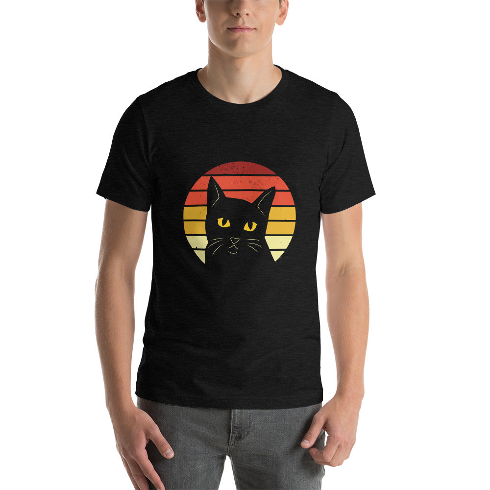 Retro Black Cat Casual Shirt